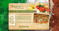 Desktop Screenshot of angelospizzashop.com