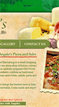 Mobile Screenshot of angelospizzashop.com
